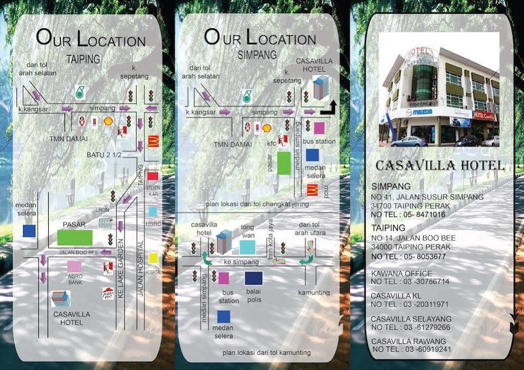 Casavilla Travellers Lodge Taiping Exterior photo